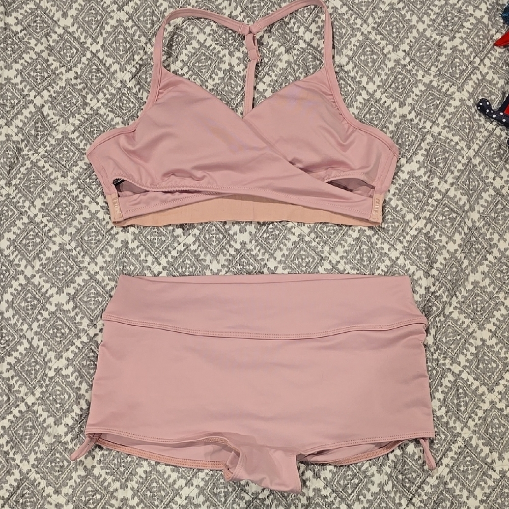 Victoria's Secret Pink Sports Bra and Shorts Set